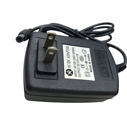 Grippes AC/DC Adaptor 12V 2A, Power Adaptor 12V DC 2A ( 5.5)
