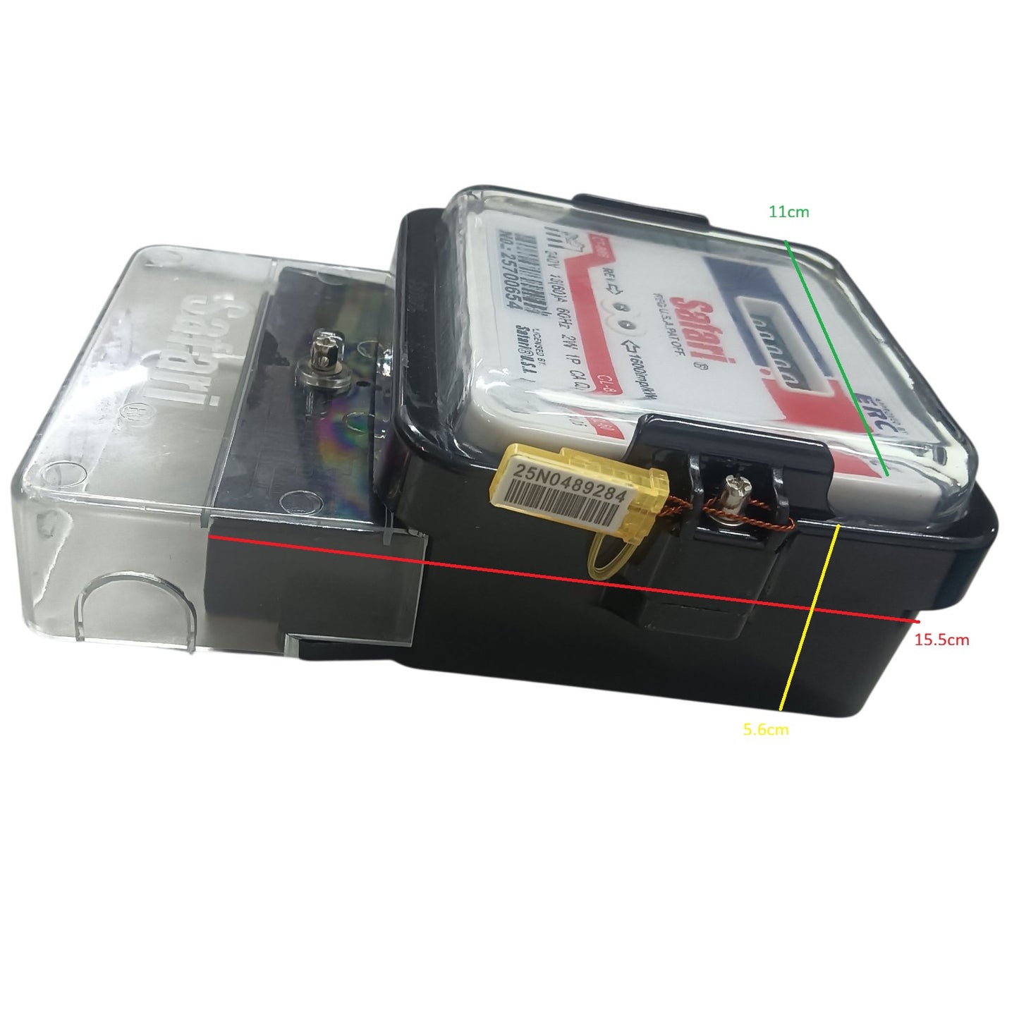 Safari Electric Sub Meter, KWH Single Phase Electric Meter 10(60)A 60HZ 220V 2W CT888