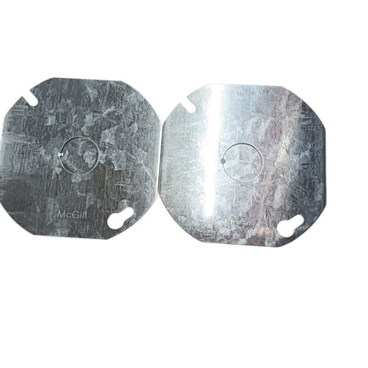 McGill Metal Junction Box Cover Gauge 16 4X4
