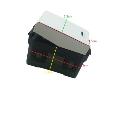 Panasonic 1 Way Switch 2 Gang Wide Series, 2 Gang Switch Wide Series WEG5001K-5 - WEG6802W-1