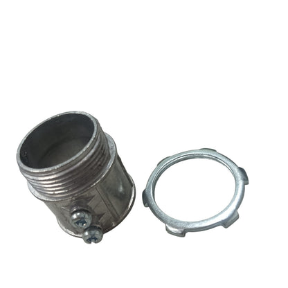 EMT Connector or EMT Adaptor with lock Nut 1 1/4"