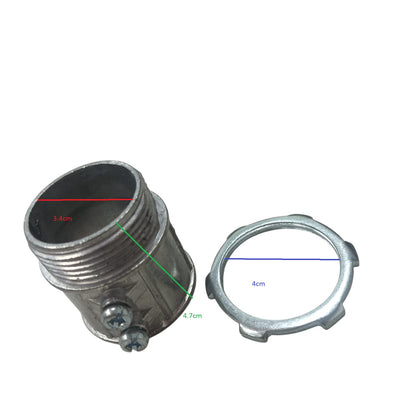 EMT Connector or EMT Adaptor with lock Nut 1 1/4"