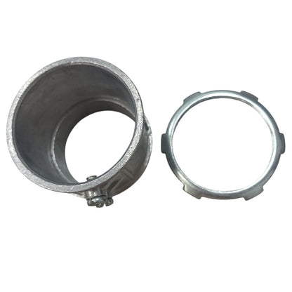 EMT Connector or EMT Adaptor with lock Nut 2"