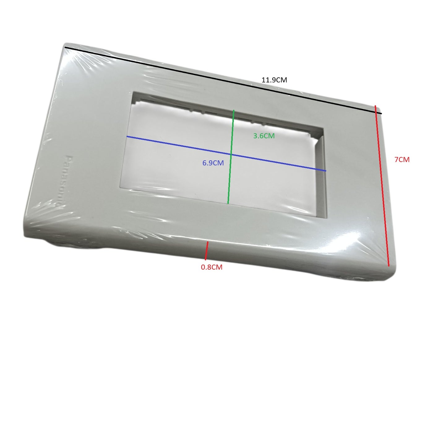 Panasonic 3 Gang Plate Wide Series WEG6803W-1