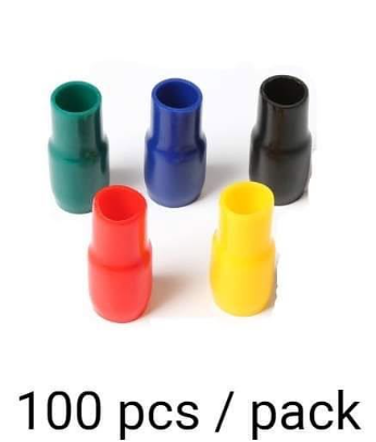 Vinyl Wire End Cap, Cable Marker (Max. Service Temp: of 80 Degree Celcius), 250mm (Green)