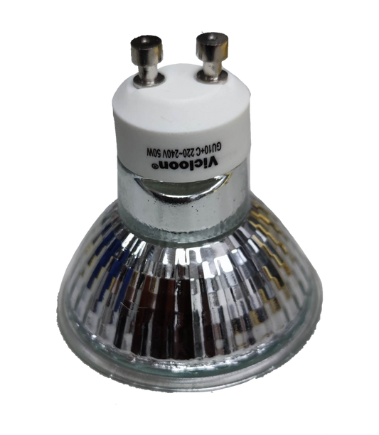 Vicloon GU10 halogen bulb 50W MR16 GU10 with reflective surface for bright lighting