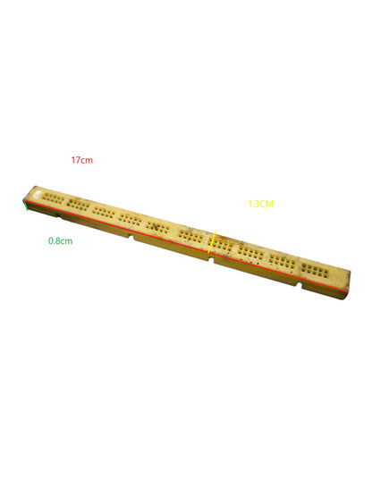 165mm x 54mm electronic bread board with multiple connection points for electrical circuitry projects