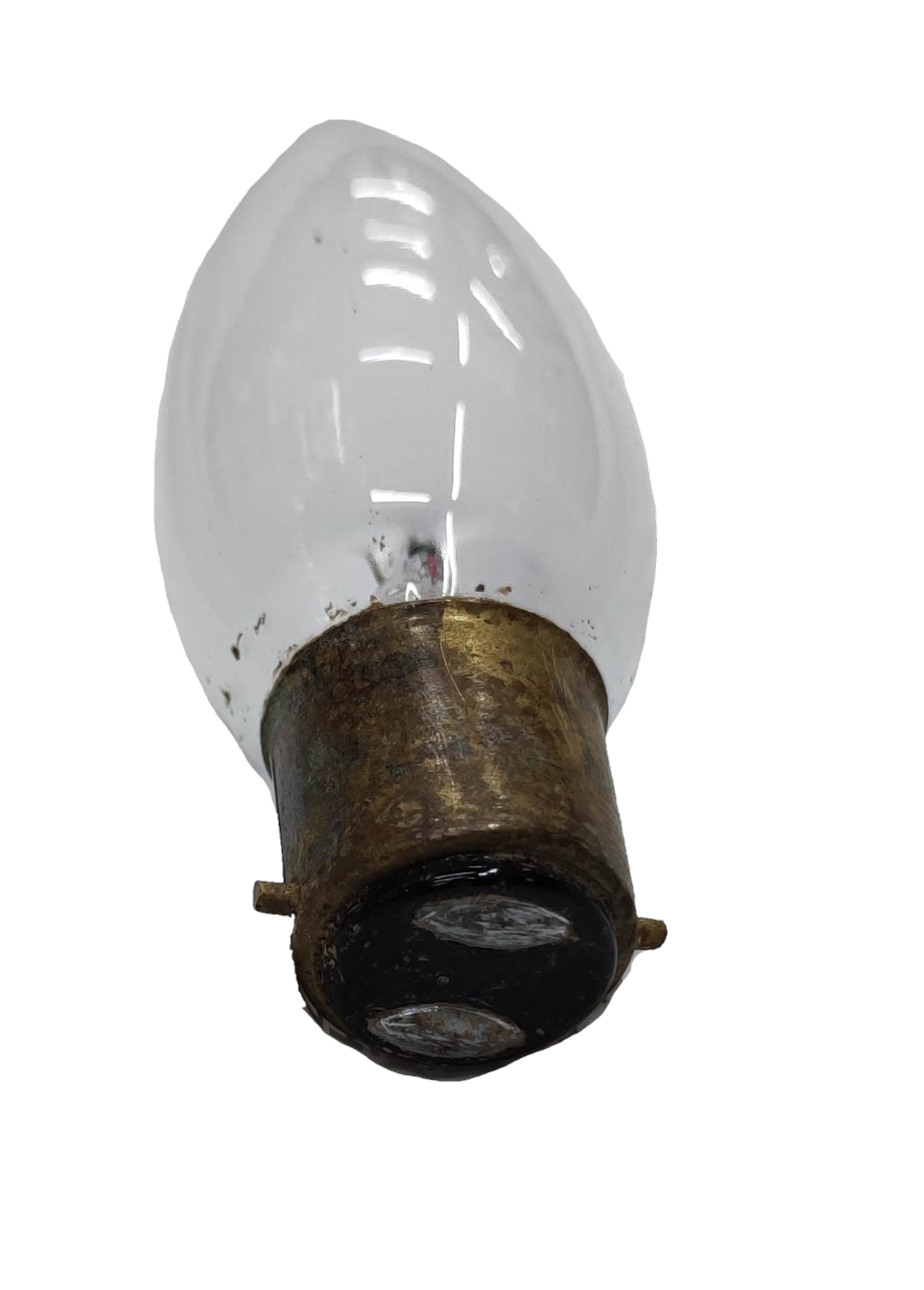 Tungsram incandescent 25W Candle Bulb B22 220V with clear glass and metal base