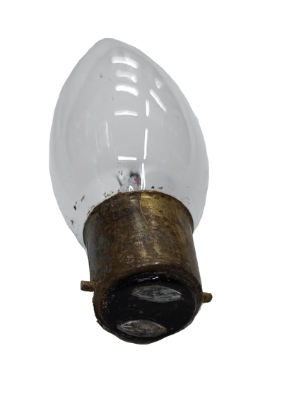 Tungsram incandescent 25W Candle Bulb B22 220V with clear glass and metal base