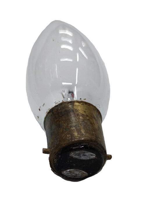 Tungsram incandescent 25W Candle Bulb B22 220V with clear glass and metal base