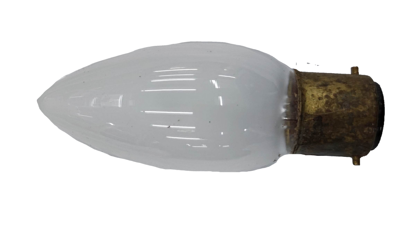 Tungsram 25W Candle Bulb B22 220V incandescent light bulb with frosted glass and brass base
