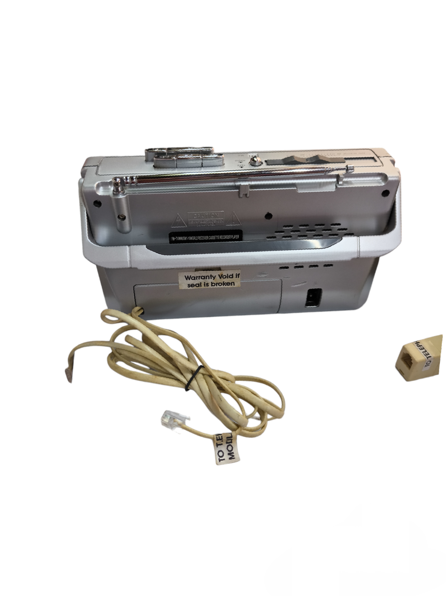 China made remote control with Voice Recorder 220V RJ11 Connetion and attached cable