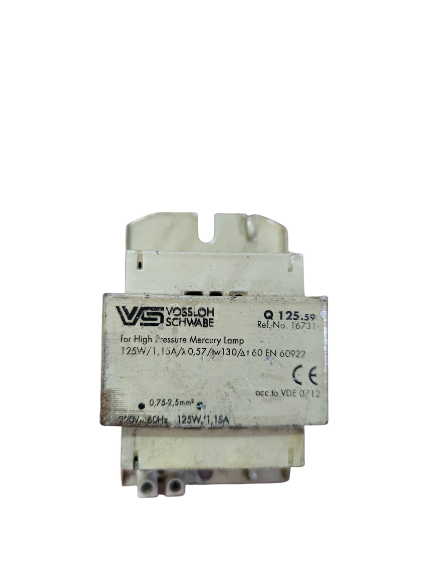 Vossloh 125W High Pressure Mercury Lamp electrical ballast for high pressure mercury lamps