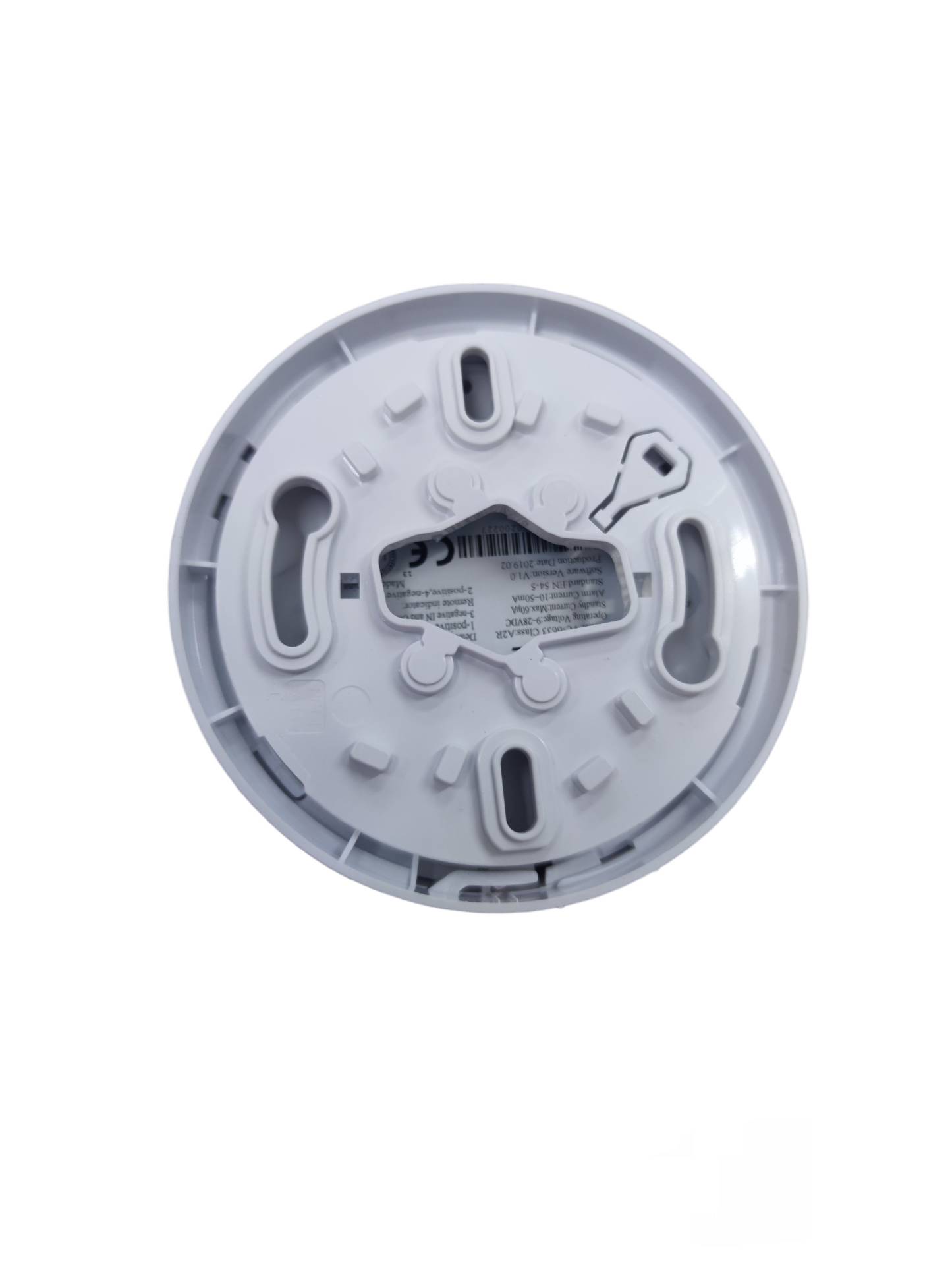 VSAIL Heat Detector 24V DC base for fire alarms and detectors with multiple mounting slots