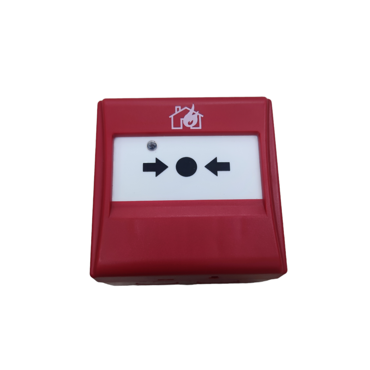 Manual Pull Station VSAIL red fire alarm device with push center button for emergency use