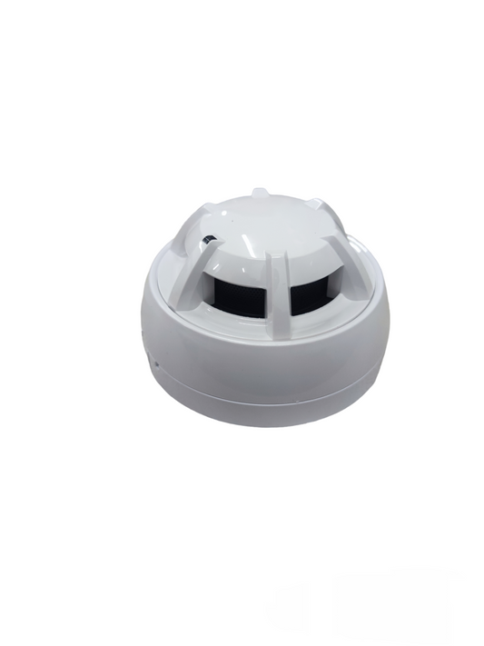 VSAIL smoke detector with base 24V DC in white for fire alarm systems
