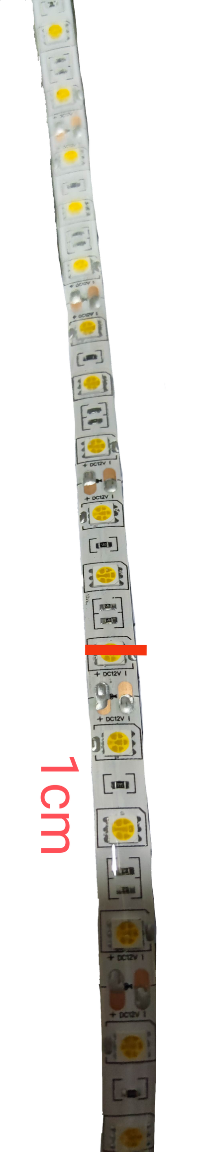 Flexible warm white 3000K LED tape light 12V showcasing bright, energy-efficient lighting options