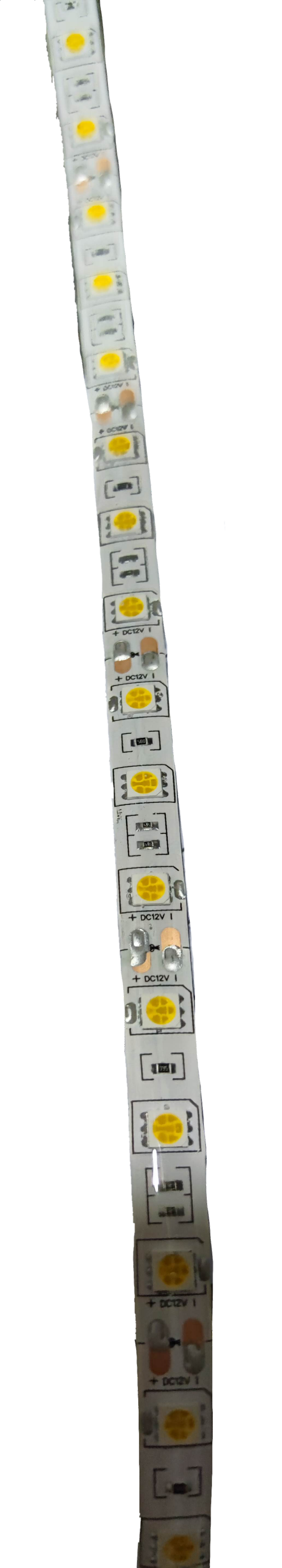 Warm white 3000K LED tape light 12V flexible strip for indoor lighting projects