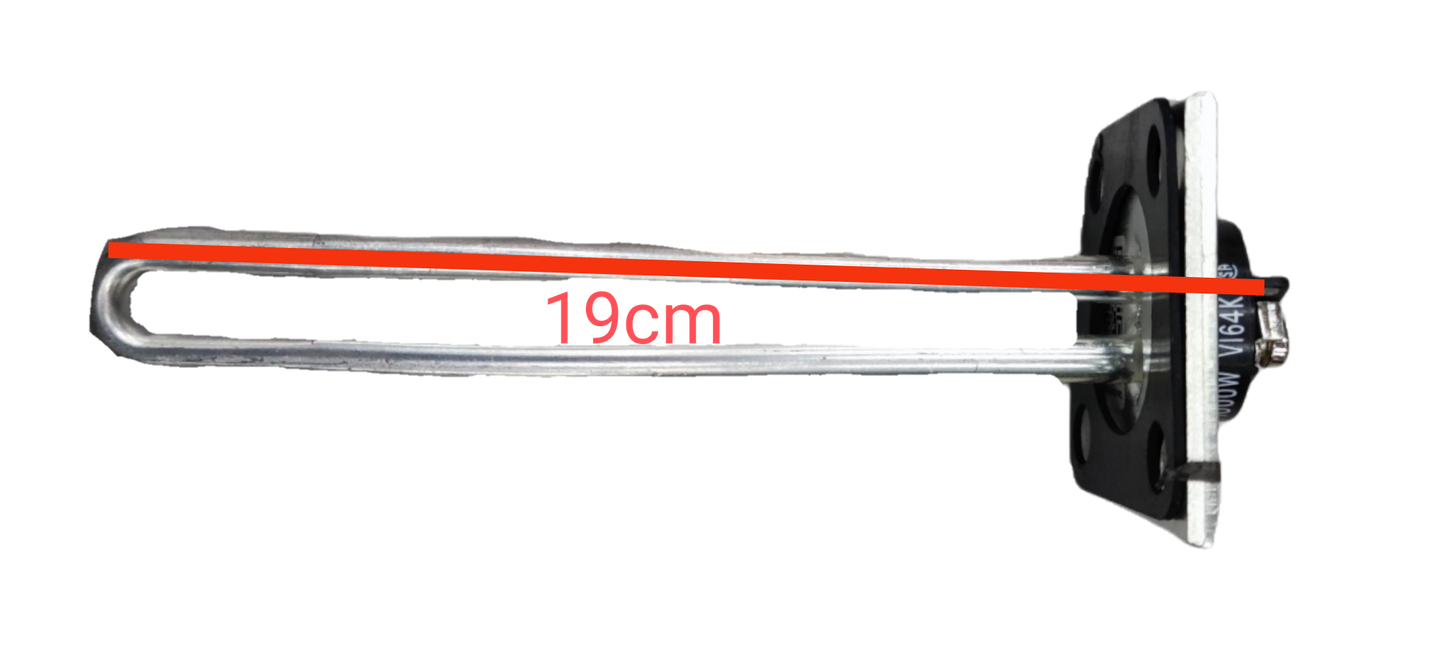 Local water heater element 220v with a 19cm length for reliable heating performance