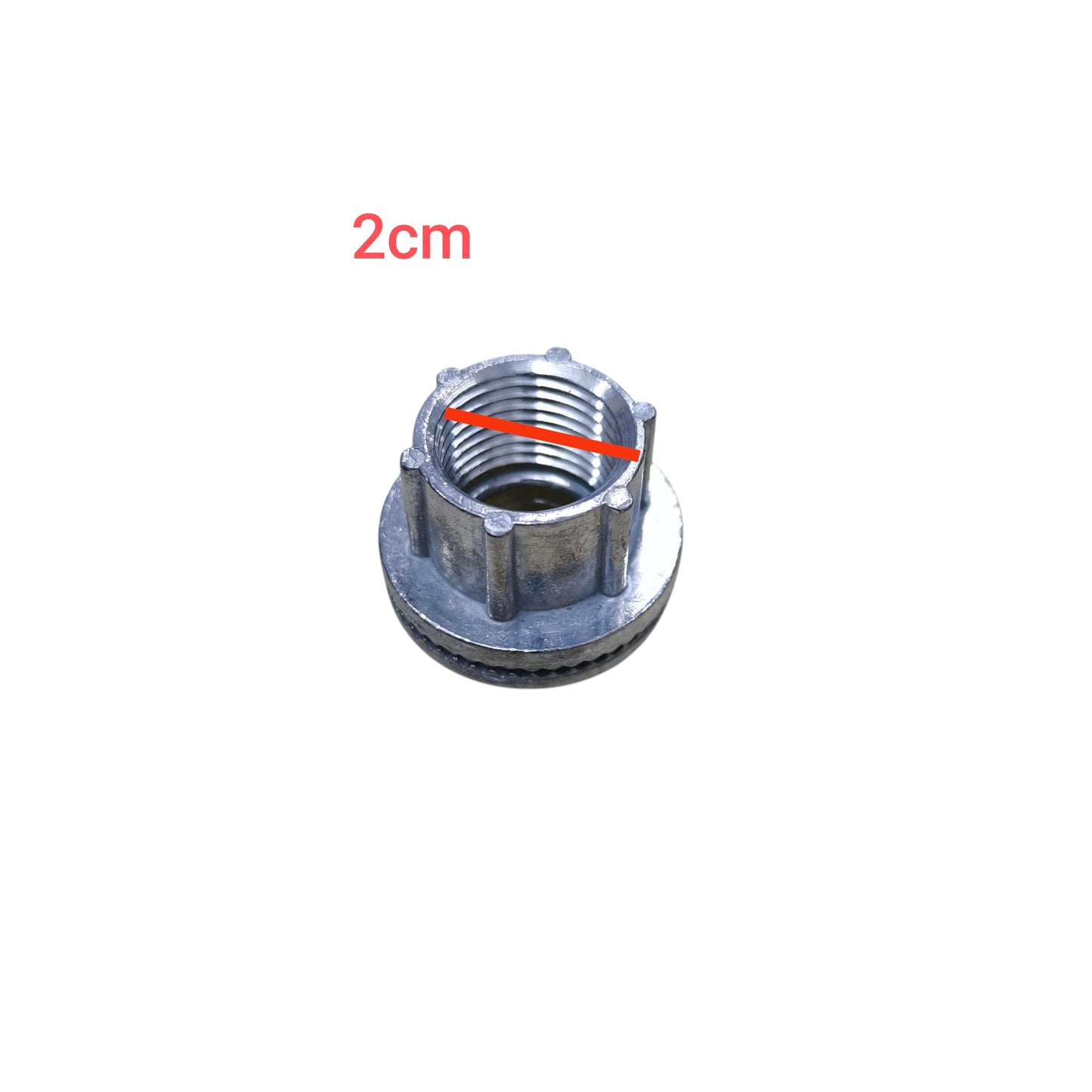 Water Tight Hub 20mm made of durable metal for secure pipe fittings and connections