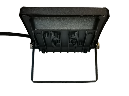 Denko waterproof 10W LED light for outdoor use with sturdy black metal housing and adjustable bracket