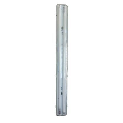 Philips weatherproof LED fluorescent fixture designed for durable outdoor lighting installations