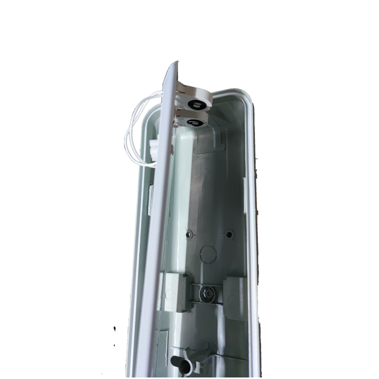Philips and Opple weatherproof LED fluorescent fixture for durable outdoor lighting installations