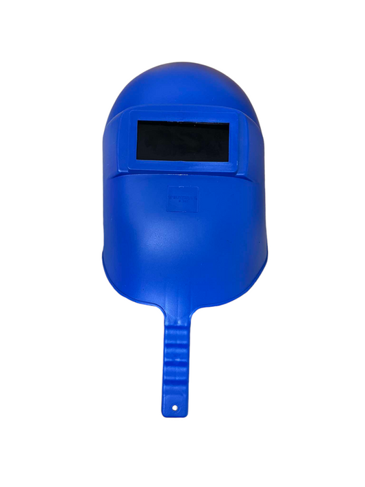 Butterfly blue welding mask with handle type for hand-held protection in power tools