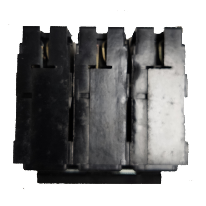 Westinghouse 30A 3 Pole 3 Phase Circuit Breaker Plug-in electrical component in black and white