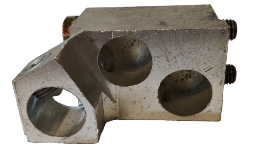 Westinghouse Mechanical Lug for NB Breaker made of durable metal with multiple circular openings for electrical connections