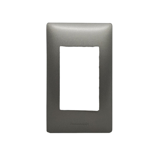 Panasonic 3 Gang Plate Cover 3 Device Slim Art Series Metallic Gray WSAG6803MH-1