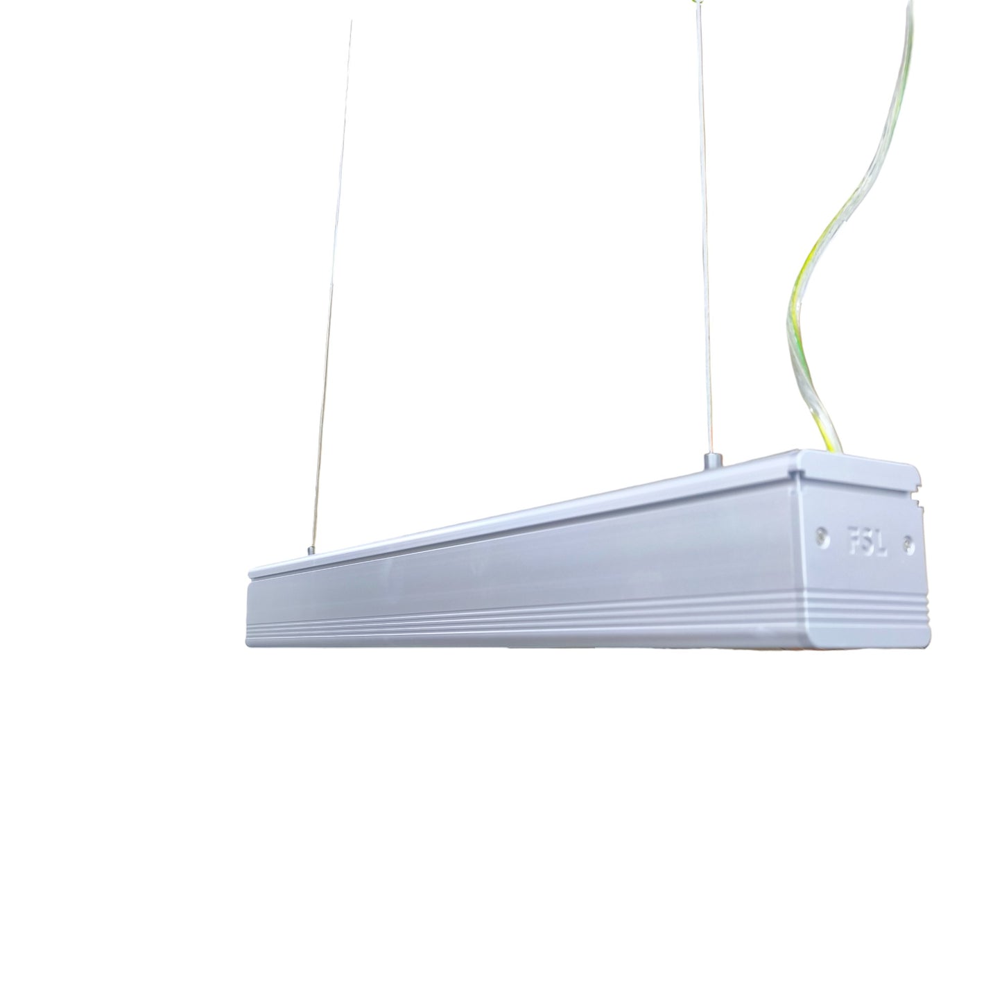 FSL 18W LED Linear Suspension Light 220V Cool White 4000K 1300 Lm Aluminum IP20 120 Beam Angle SSPL3C-18 600mm x 70mm x 70mm Pendant Mounting