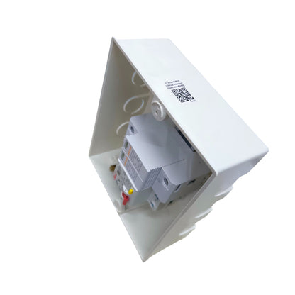 Maxge with Himel 40A 2pole SPD with RCBO Electric Vehicle Charging Port Safety Device with Enclosure Surge Protection Device