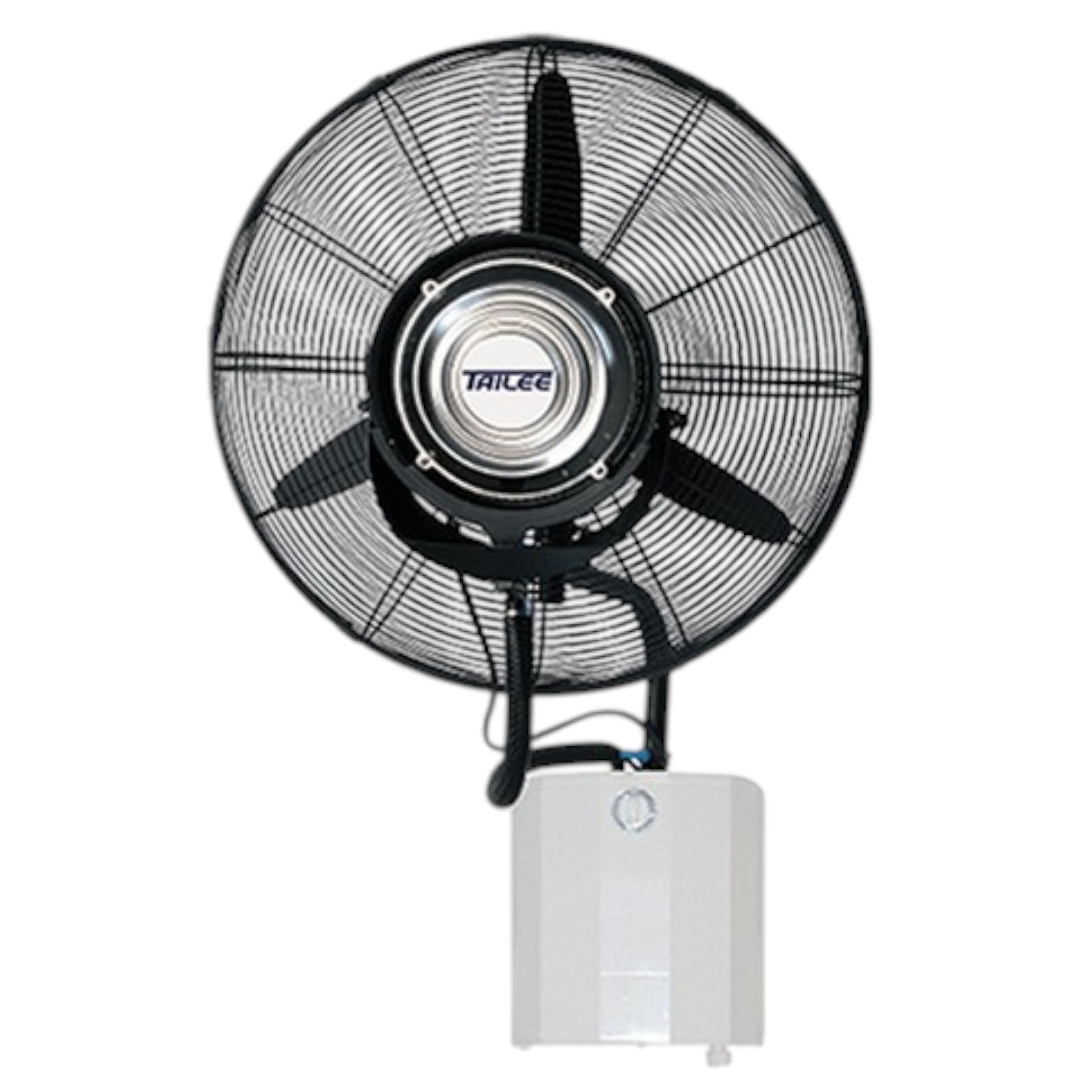 Tailee outdoor misting fan 26 inch wall mounted cooling fan with reservoir for patio and deck use