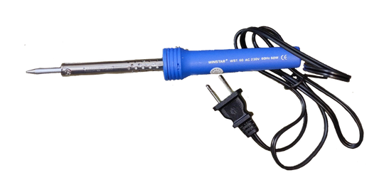 Winstar 60W Soldering Iron 220V with blue handle and electric plug for precise soldering tasks
