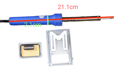 Winstar 60W Soldering Iron 220V with blue handle and metal stand for electronic soldering