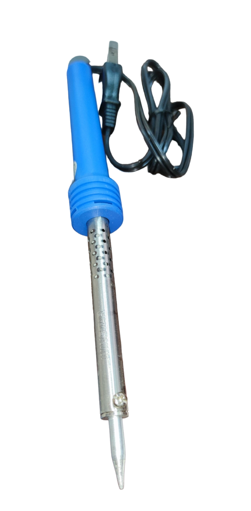 Winstar 80W soldering iron 220V with blue handle and pointed metal tip for electronic repairs
