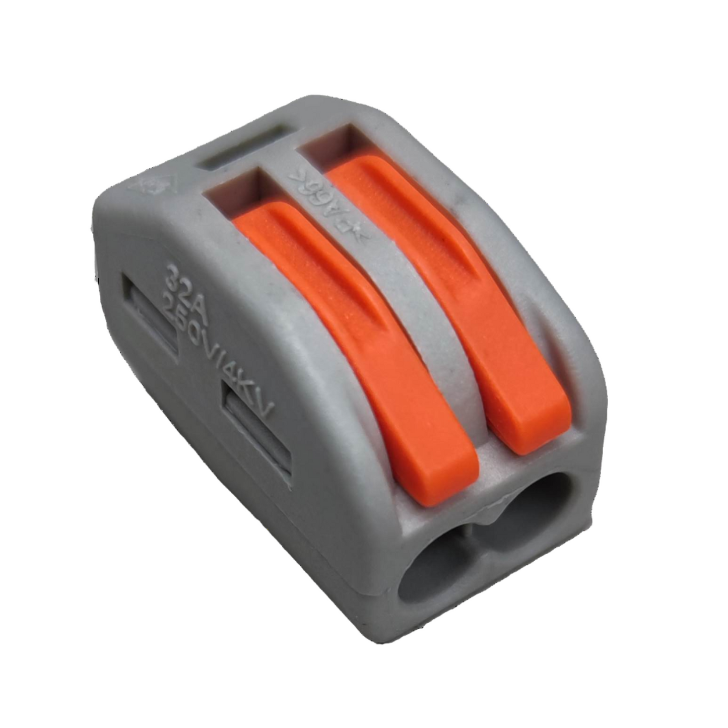 Wire Connector 32A 250V 0.08-2.5mm 4.0mm gray and orange electrical connector part