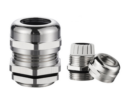 Wixim PG series cable gland 30-38mm in silver, featuring durable metal construction and secure sealing.