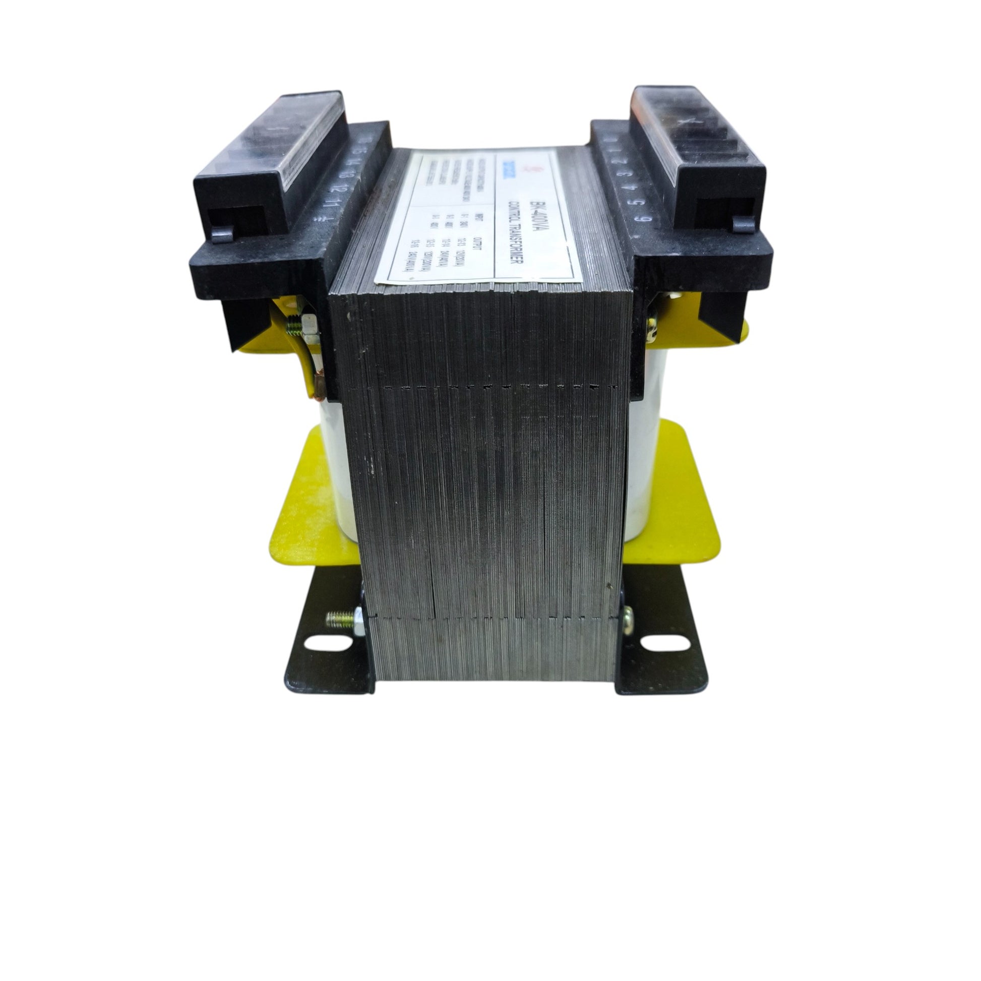 Wixim 400VA Control Transformer with laminated core mounting brackets and screw terminal posts
