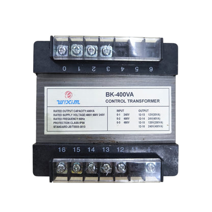 Wixim 400VA Control Transformer BK 400VA rectangular control transformer with screw terminal blocks top and bottom