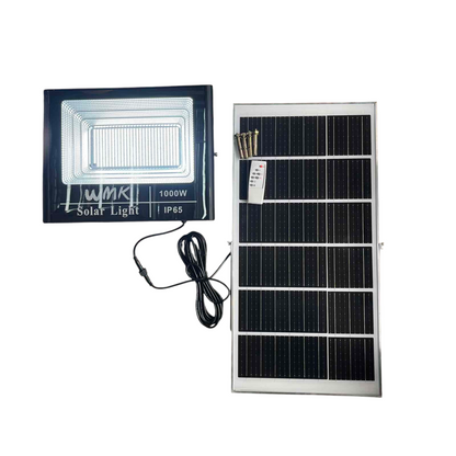 1000W Solar Flood Light with solar panel and remote control for outdoor lighting from China
