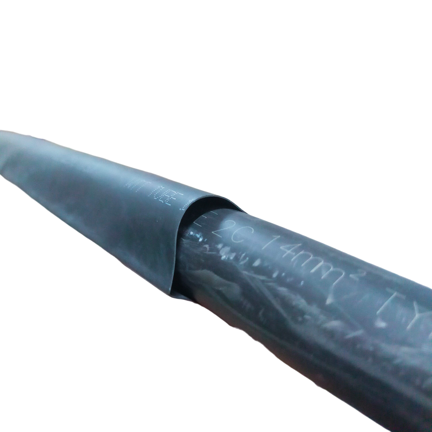 30mm Shrinkable Tube Black heat shrink sleeve for cable management protecting and insulating electrical cable bundles