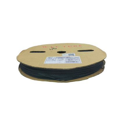 Spool of Heat Shrinkable Tube Black - 1mm cable management tubing from China for wire protection