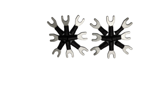 Y Terminal With Insulation 7mm in a set, ideal for secure electrical connections.