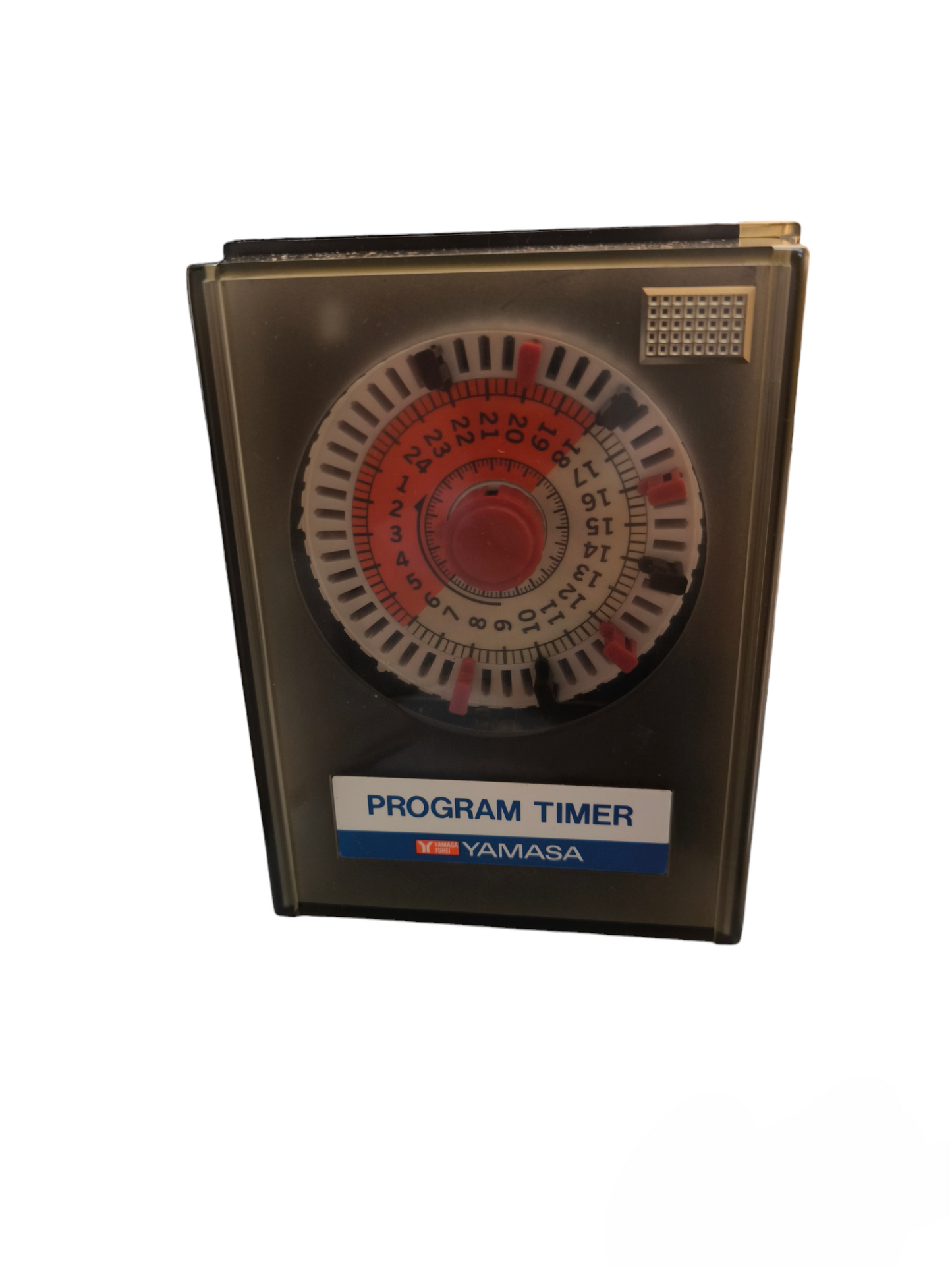 Yamasa 24 Hour Programmable Timer 3A 220V with easy-to-read dial for automatic control