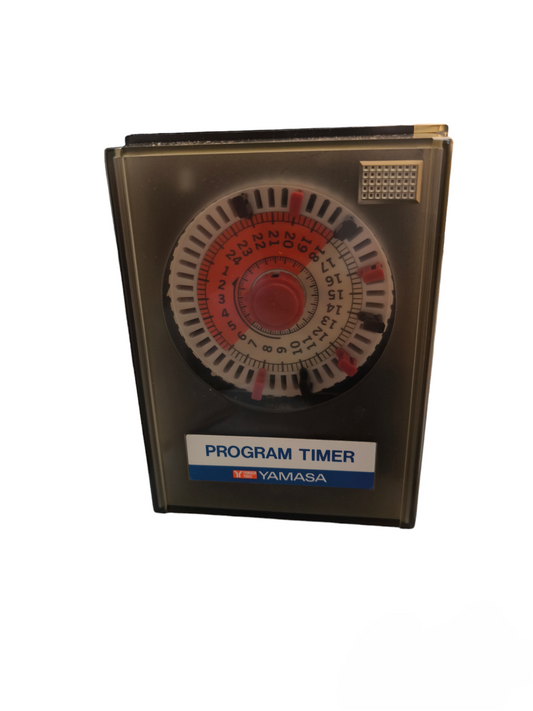 Yamasa 24 Hour Programmable Timer 3A 220V with easy-to-read dial for automatic control