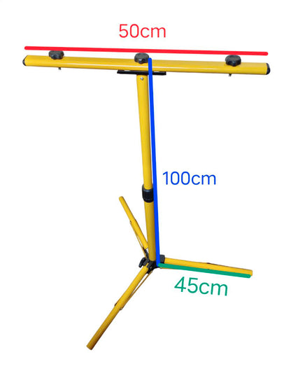 Grippes Flood Light Stand 1 Meter 2Head yellow adjustable outdoor lighting tripod with measurements