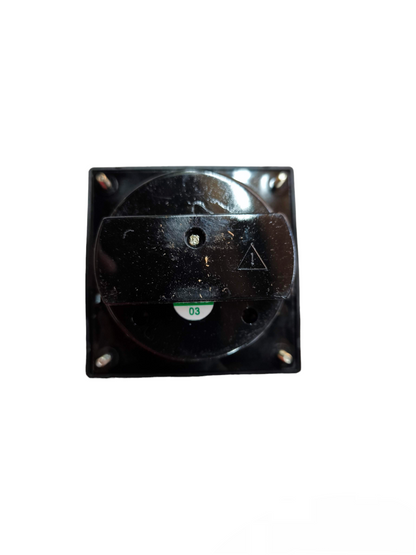 Yokohama 400A AC Panel Meter 80mm x 80mm electrical circuitry part in black casing