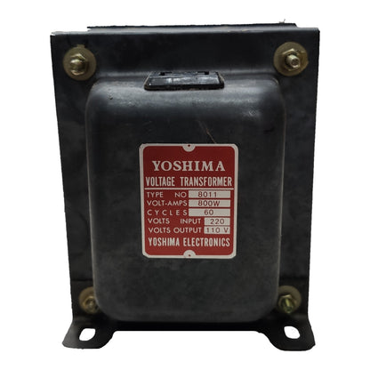 Yoshima 800W step down transformer 220V to 110V for safe voltage conversion applications